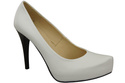 Damen Footwear Weiß Stiletto Pumps Naturleder 205 ElitaBut