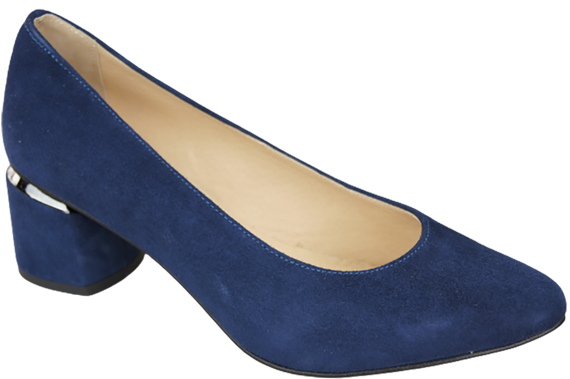 Damenschuhe Pumps Marineblau Natürliches Wildleder 143 Von ElitaBut
