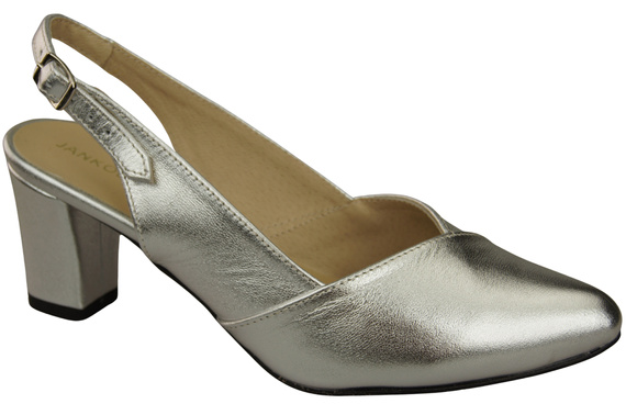 Damen Footwear Silber Stiletto Sandalen Natural Leder 217 ElitaBut