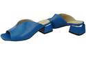 Damen Schuhe Absätze Flip Flops Blau Naturleder 210 ElitaBut