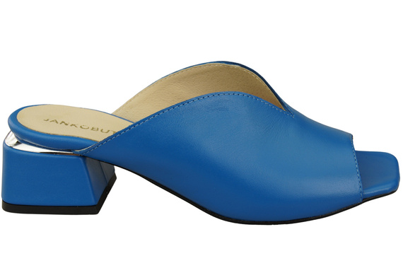 Damen Schuhe Absätze Flip Flops Blau Naturleder 210 ElitaBut