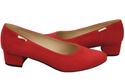 Bequeme Damen-Schuhe Rot aus echtem Veloursleder 220 Z ElitaBut
