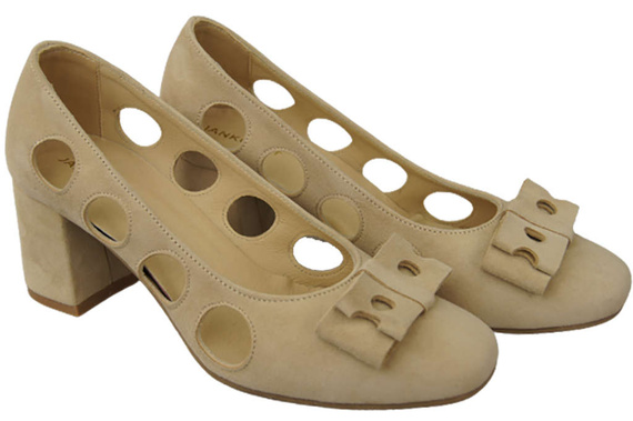Damenschuhe Pumps Beige Natürliches Wildleder 182 ElitaBut