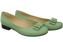 Ballerina-Schuhe für Damen, Naturleder, Mint 702 ElitaBut
