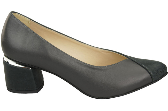 Einzigartige Damenschuhe aus Naturleder Fühlen Sie Luxus an Ihren Füßen Graphite 191 ElitaBut