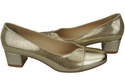 Damenschuhe Pumps Naturleder 164 Gold ElitaBut