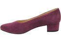 Bequeme Damen-Schuhe Burgund aus echtem Veloursleder 220 Z ElitaBut