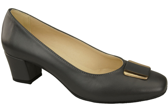 Damenschuhe Pumps Naturleder 187 Graphit ElitaBut