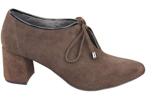 Damenschuhe Schokoladenschuhe Natursamtleder 183 ElitaBut