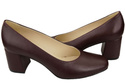 Damenschuhe Pumps Naturleder 171 Burgund ElitaBut