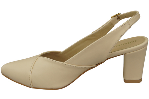 Damen Footwear Beige Stiletto Sandalen Natural Leder 217 ElitaBut