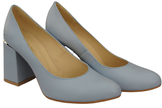 Damenschuhe Pumps Hellblau Naturleder 179 ElitaBut