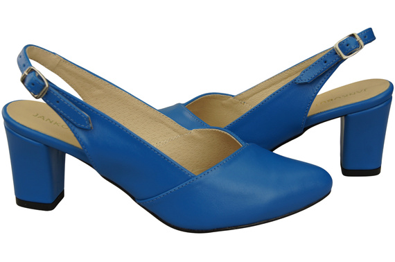 Damen Footwear Blau Stiletto Sandalen Natural Leder 217 ElitaBut