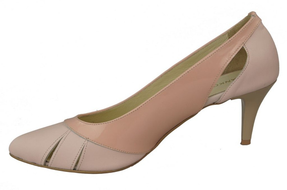 Damenschuhe Pumps Rosa Puder Naturleder 995 ElitaBut