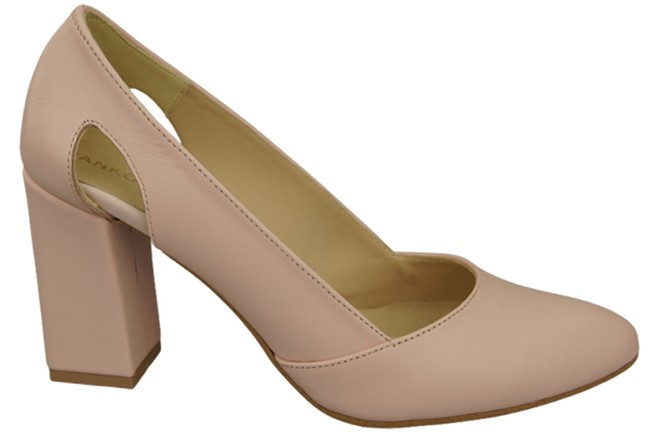 Damenschuhe Pumps Rosa Puder Naturleder 184 ElitaBut
