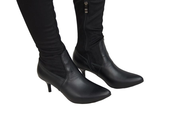 Schuhe mit niedrigem Absatz Overknee-Stiefel für Damen, dehnbar, 963 N ElitaBut