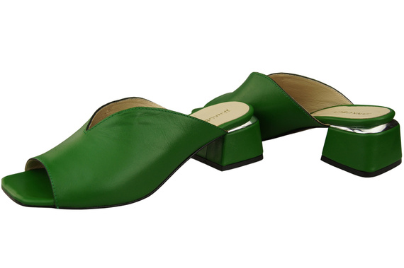 Damen Schuhe Absätze Flip Flops Grün Naturleder 210 ElitaBut