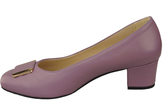 Damenschuhe Pumps Naturleder 187 Lila ElitaBut