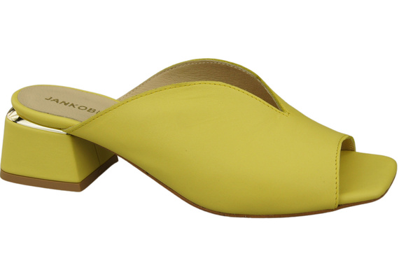 Damen Schuhe Absätze Flip Flops Zitrone Naturleder 210 ElitaBut