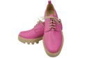 Schuhe Damen Schnürschuhe Fuchsia Leder Natur 180 ElitaBut