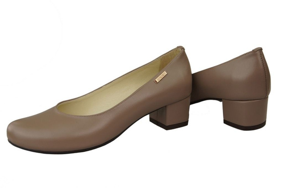 Damenschuhe Pumps Naturleder 116 Cappuccino ElitaBut