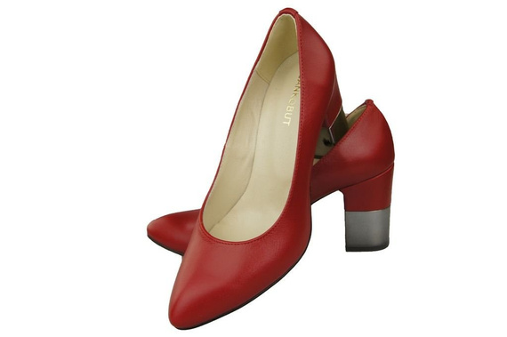 Damenschuhe Rote Pumps, Naturleder 144 ElitaBut