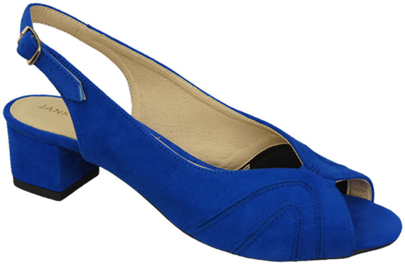 Damenschuhe Sandalen, natürliches Wildleder, Azure 991 ElitaBut