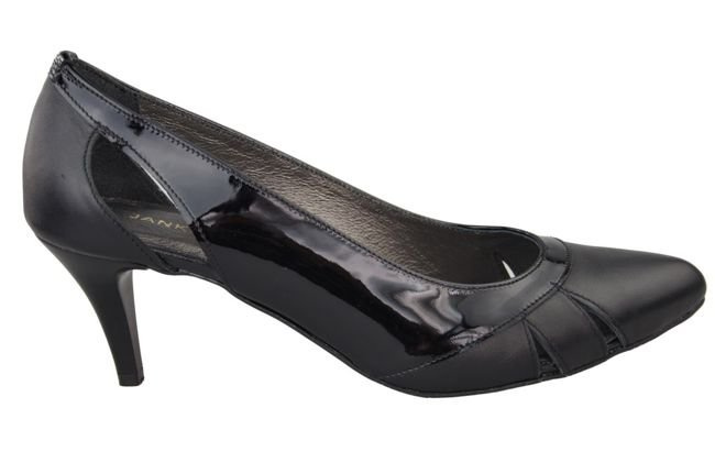 Damenschuhe Pumps Schwarz Naturleder 995 ElitaBut