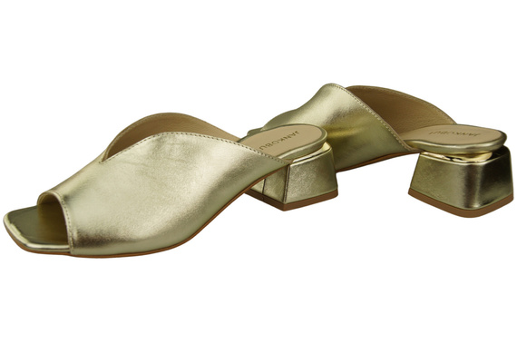 Damen Schuhe Absätze Flip Flops Gold Naturleder 210 ElitaBut