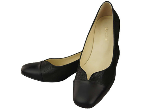 Damenschuhe Pumps Naturleder 164 Schwarz ElitaBut