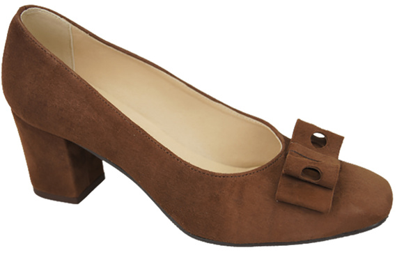 Damenschuhe Pumps Braun Natürliches Wildleder 163 ElitaBut