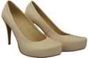 Damen Footwear Beige Stiletto Pumps Naturleder 205 ElitaBut
