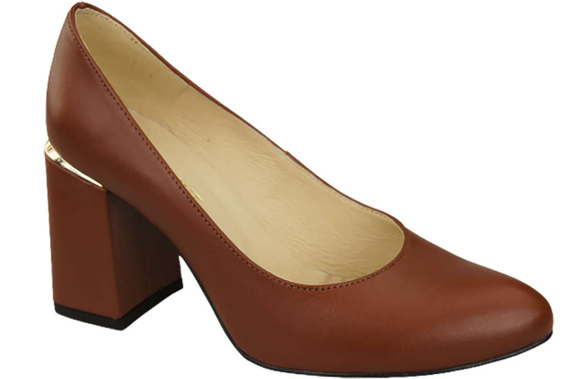 Damenschuhe Pumps Braun Naturleder 179 ElitaBut