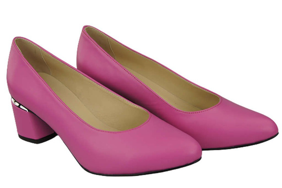 Damenschuhe Pumps Fuchsia Naturleder 143 ElitaBut
