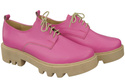 Schuhe Damen Schnürschuhe Fuchsia Leder Natur 180 ElitaBut
