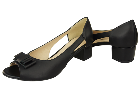 Damenschuhe Sandalen Schwarz Naturleder 145 ElitaBut