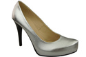 Damen Footwear Silber Stiletto Pumps Naturleder 205 ElitaBut