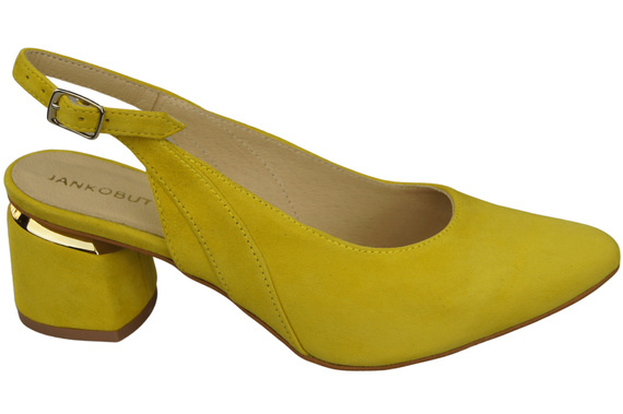 Damensandalen aus natürlichem Wildleder Lemon Eleganz und Komfort 196 von ElitaBut