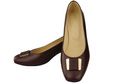 Damenschuhe Pumps Naturleder 187 Burgund ElitaBut