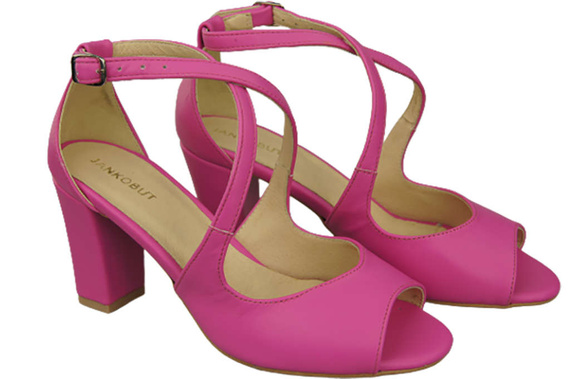 Damenschuhe Sandalen Fuchsia Naturleder 186 ElitaBut