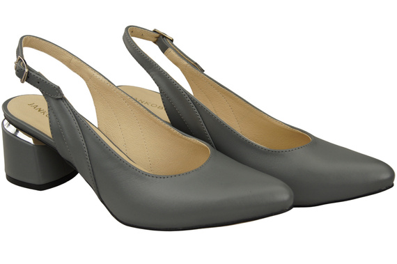 Damenschuhe Sandalen Grau Naturleder 196 ElitaBut