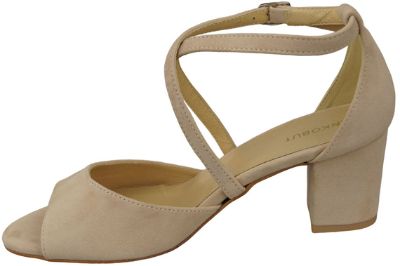 Damenschuhe Sandalen Rosa Puder Naturleder Wildleder 111 ElitaBut