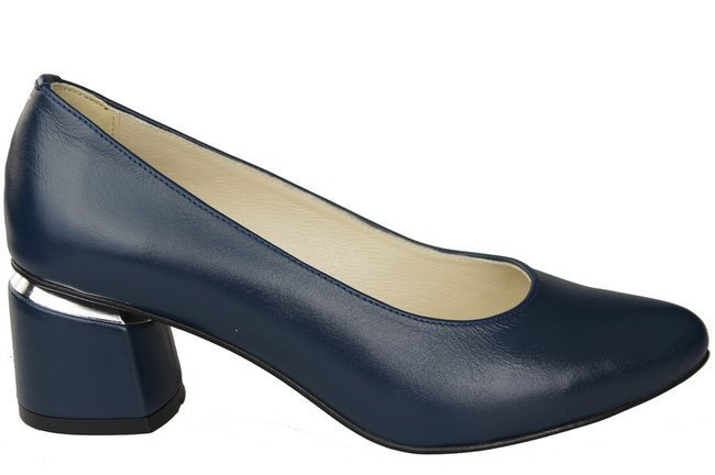 Damenschuhe Pumps Marineblau Naturleder 143 ElitaBut