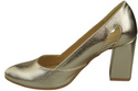 Damenschuhe Goldene Pumps, Naturleder 184 ElitaBut
