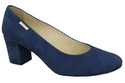 Damenschuhe Pumps Marineblau Naturleder Wildleder 125 ElitaBut