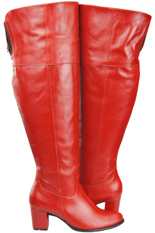 Footwear Overknee-Stiefel für Damen, Naturleder 190 Red ElitaBut