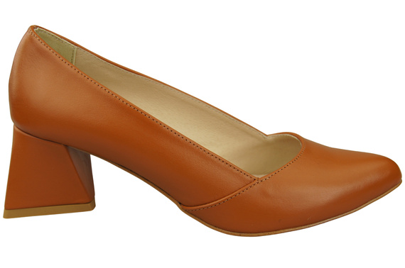 Damen Pumps Rotes Echtleder Spitz Zehen Absatz ElitaBut 221