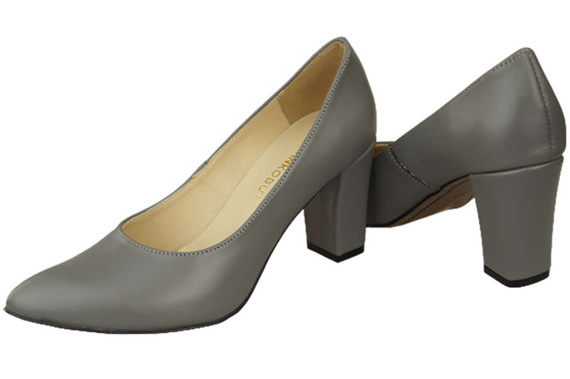 Damenschuhe Pumps Grau Naturleder 170 ElitaBut