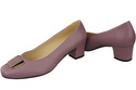 Damenschuhe Pumps Naturleder 187 Lila ElitaBut