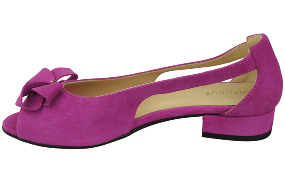 Schuhe Damensandalen Cyclamen Naturleder Wildleder 994 Kombination aus Stil und Komfort ElitaBut